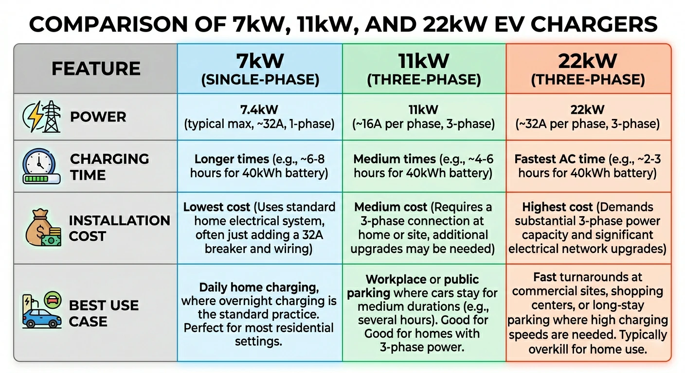 7kW EV Charger: Complete Commercial Deployment Guide