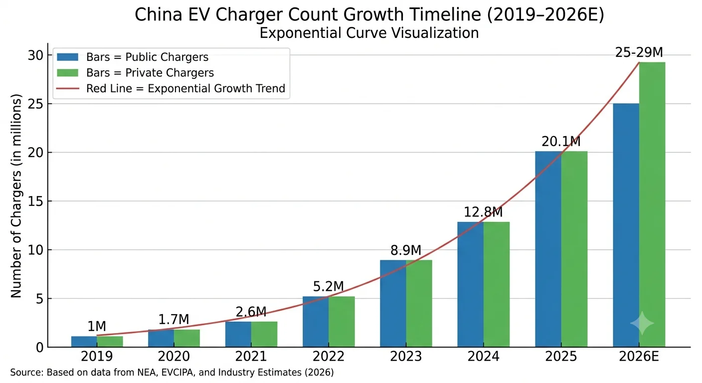 China EV Charger Penetration Rate: 2026 Data, Global Comparison & What It Means for Infrastructure Buyers