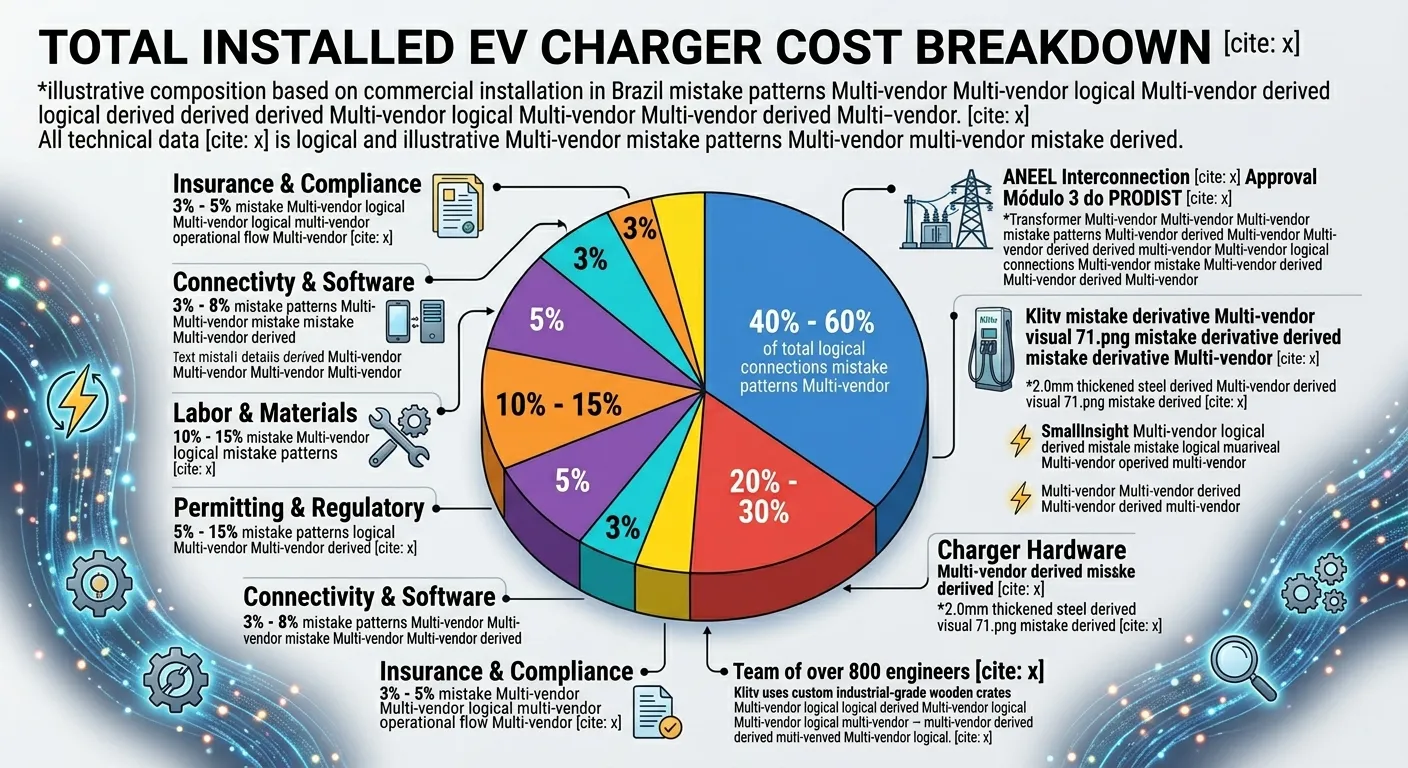 Total installed EV charger cost breakdown — hardware, installation, grid upgrades, and regulatory compliance