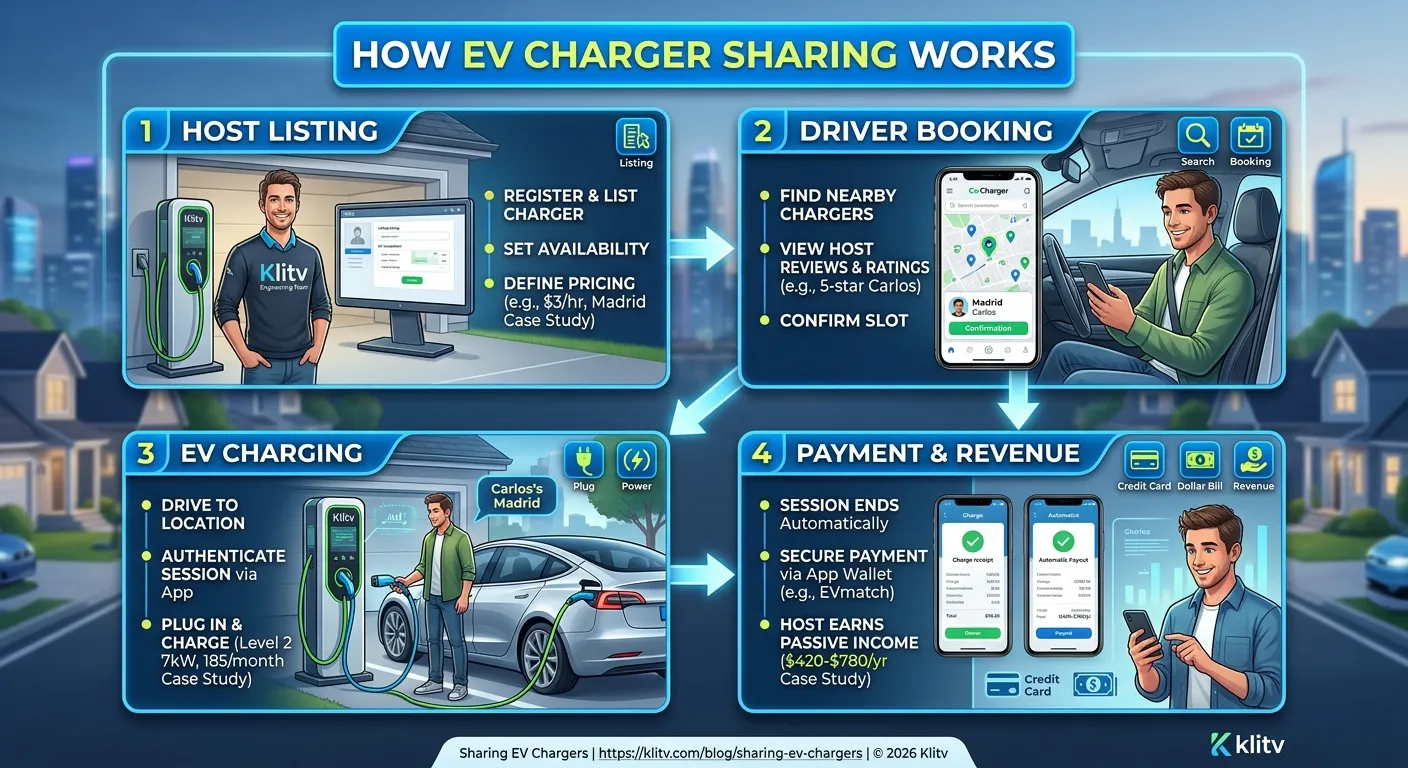 Sharing EV Chargers: The Complete Guide to Peer-to-Peer & Community Charging in 2026
