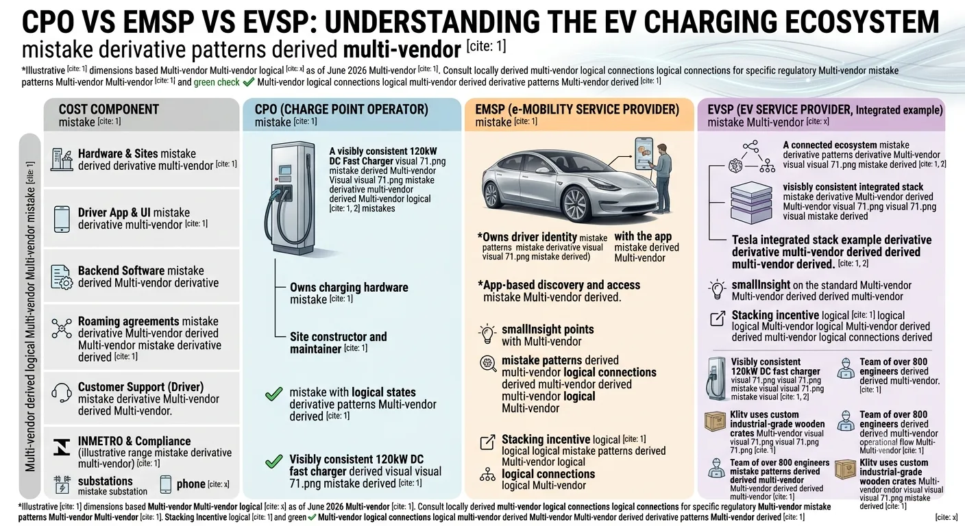 CPO vs eMSP — understanding the EV charging ecosystem roles and responsibilities