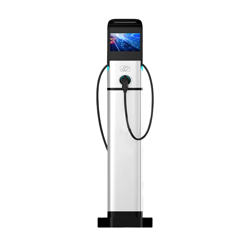 7 kW AC Vertical Charging Pile — Klitv AC EV charging station